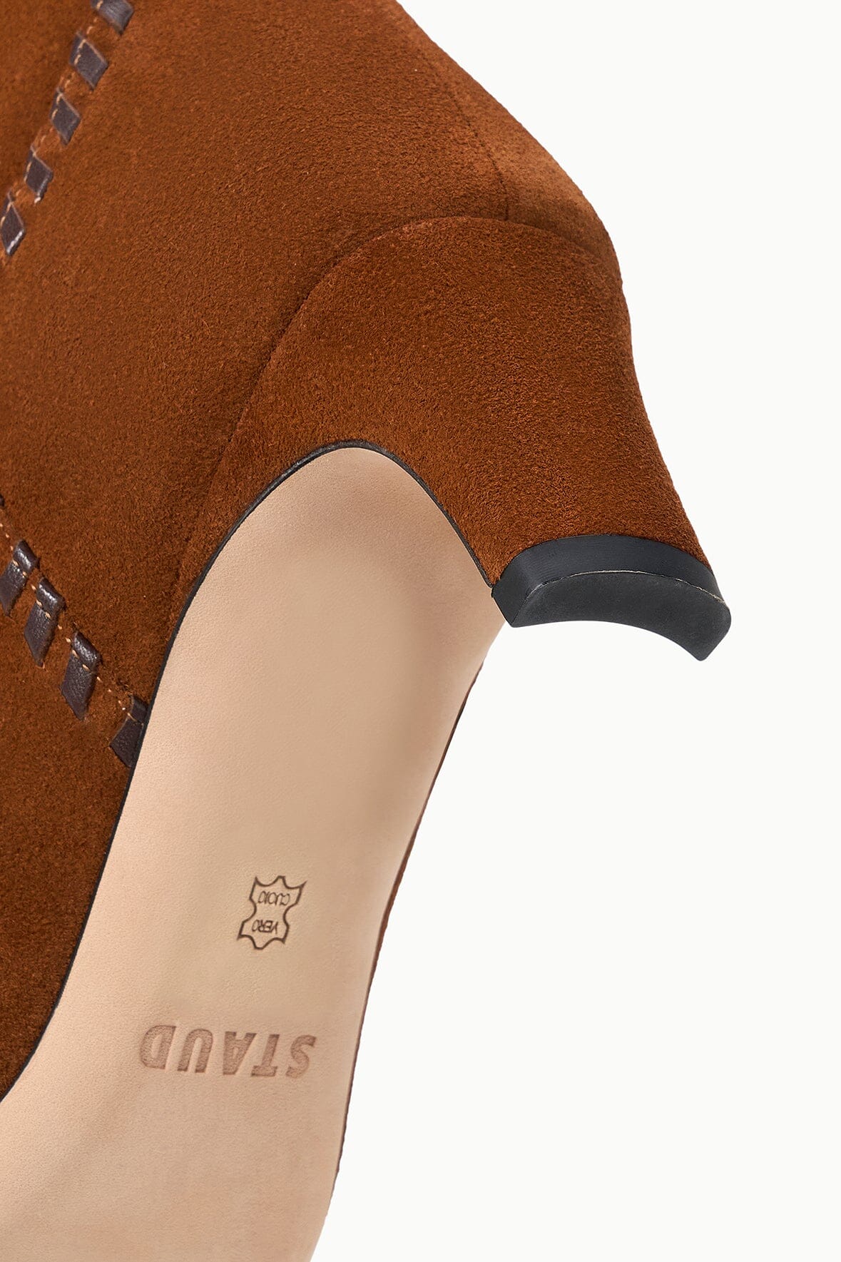 STAUD WESTERN WALLY BOOT TABAC SUEDE ESPRESSO