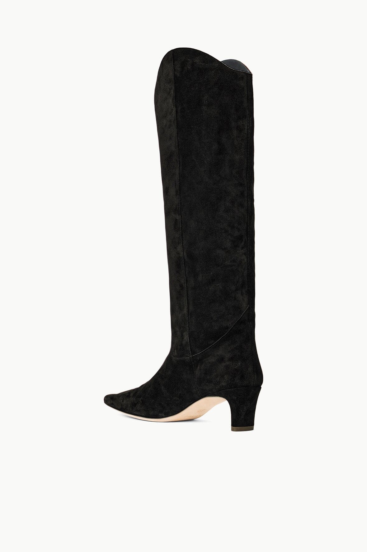 WESTERN WALLY BOOT BLACK SUEDE