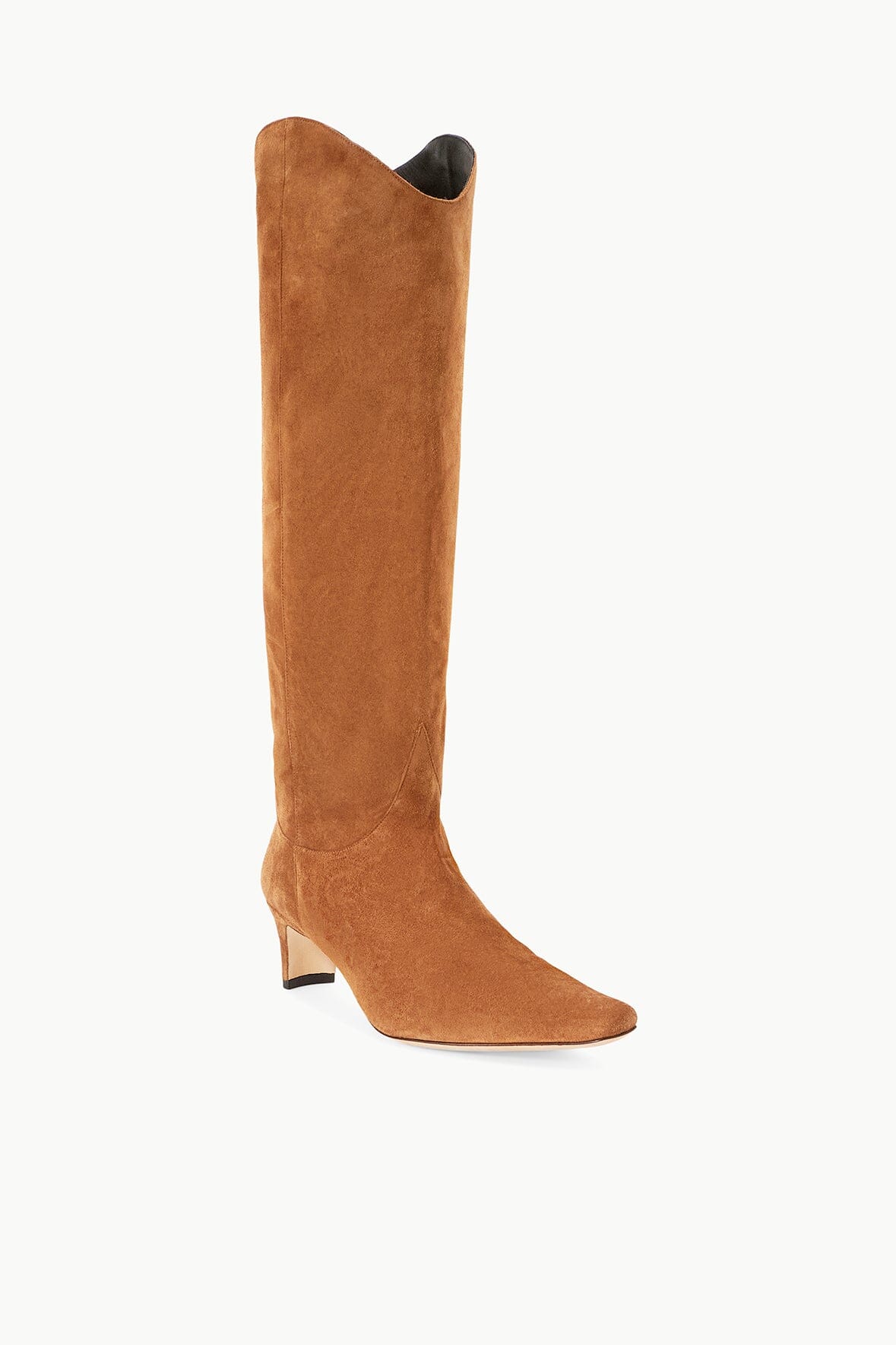 WESTERN WALLY BOOT TAN SUEDE