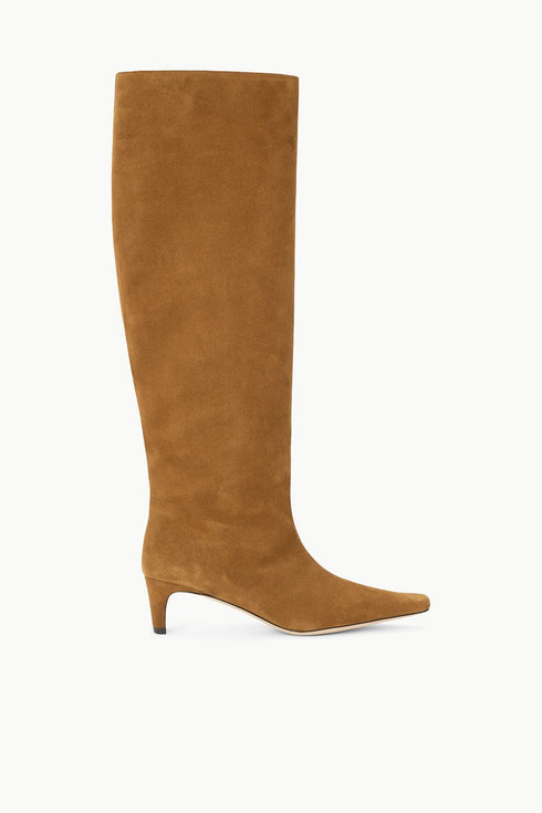 Go to WIDE SHAFT WALLY BOOT TAN SUEDE view 1