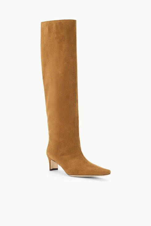 Go to WIDE SHAFT WALLY BOOT TAN SUEDE view 2