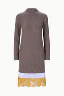 staud brown sweater dress STAUD Craftsman Sweater Dress