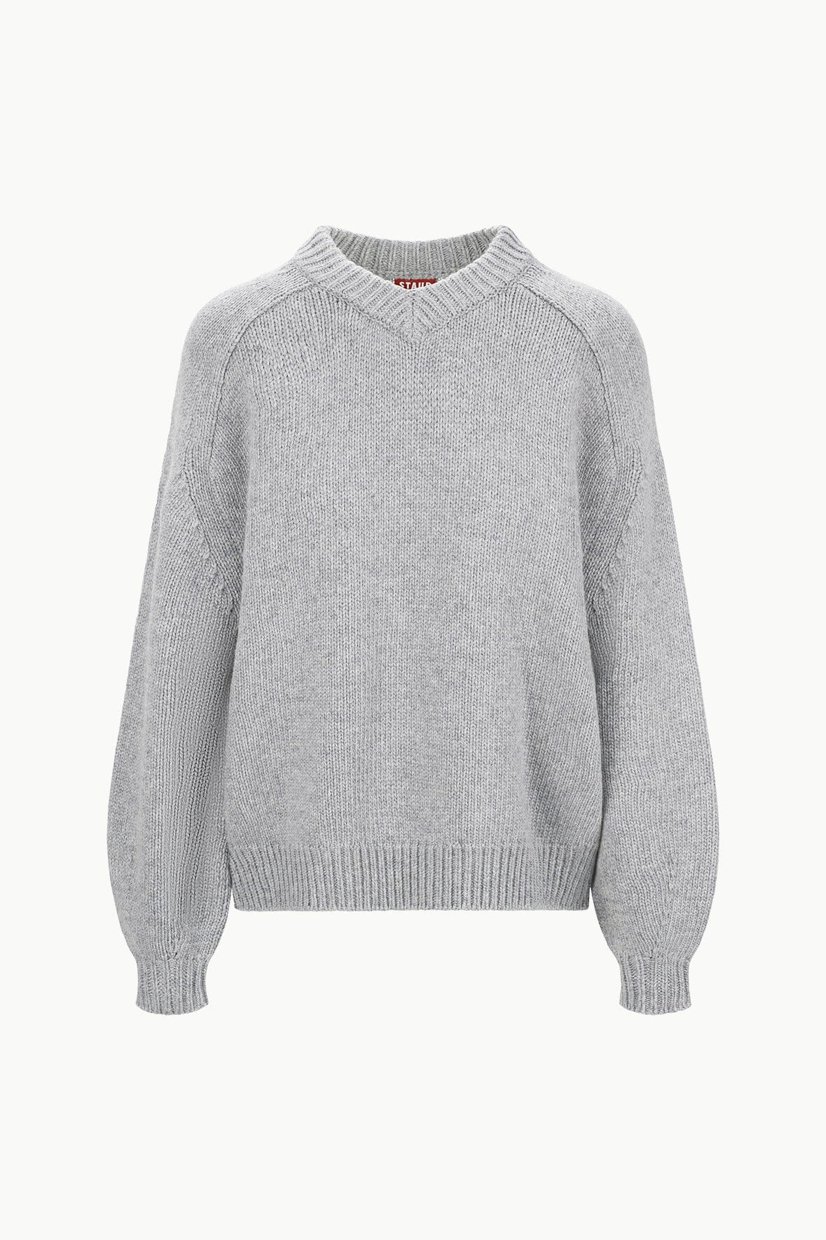 Image WILSON SWEATER | HEATHER GREY 4 of 4 and Clicking this image will trigger a zoom pop-up