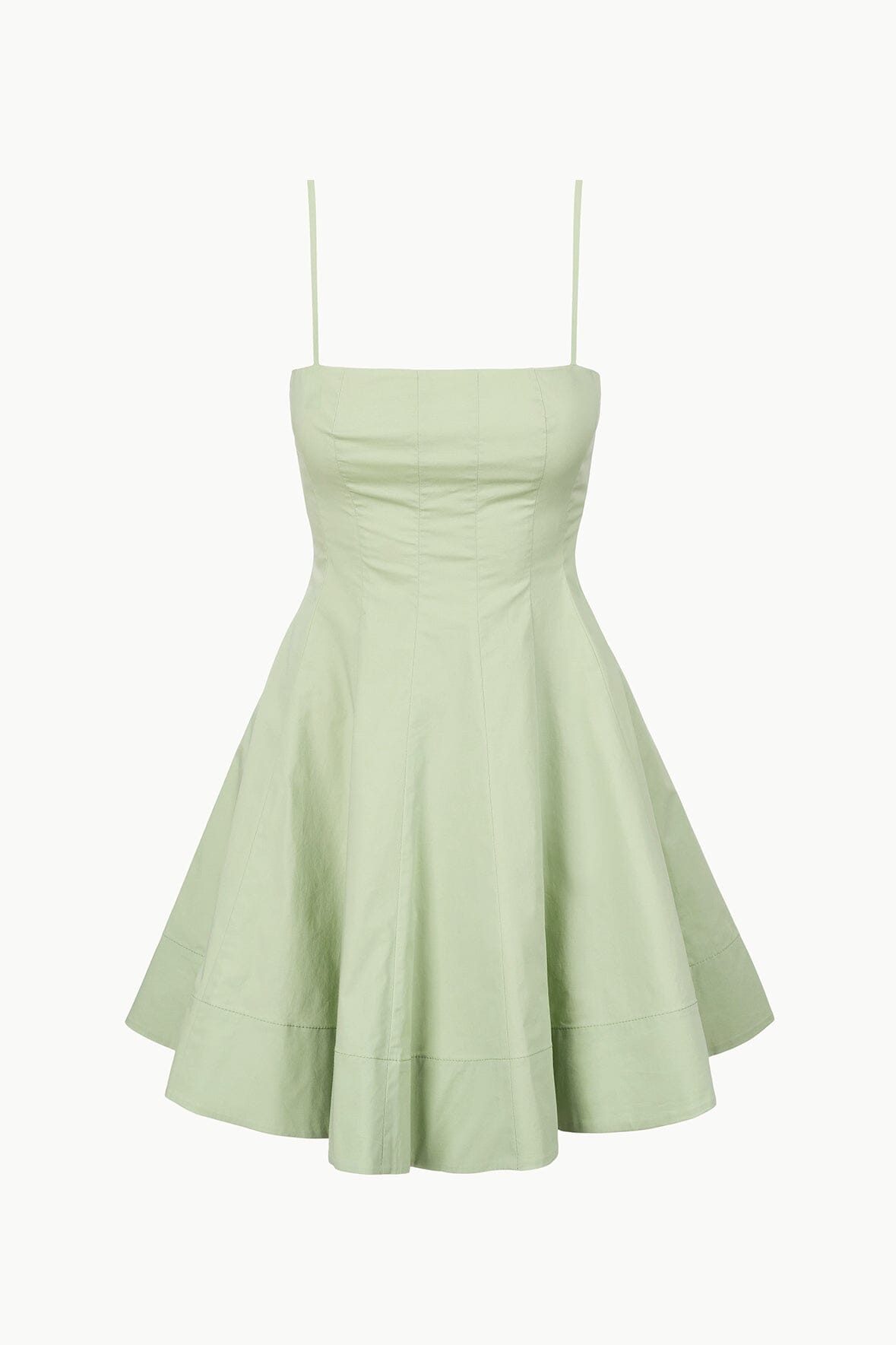 Image WYLIE MINI DRESS | PALE JADE 6 of 6 and Clicking this image will trigger a zoom pop-up