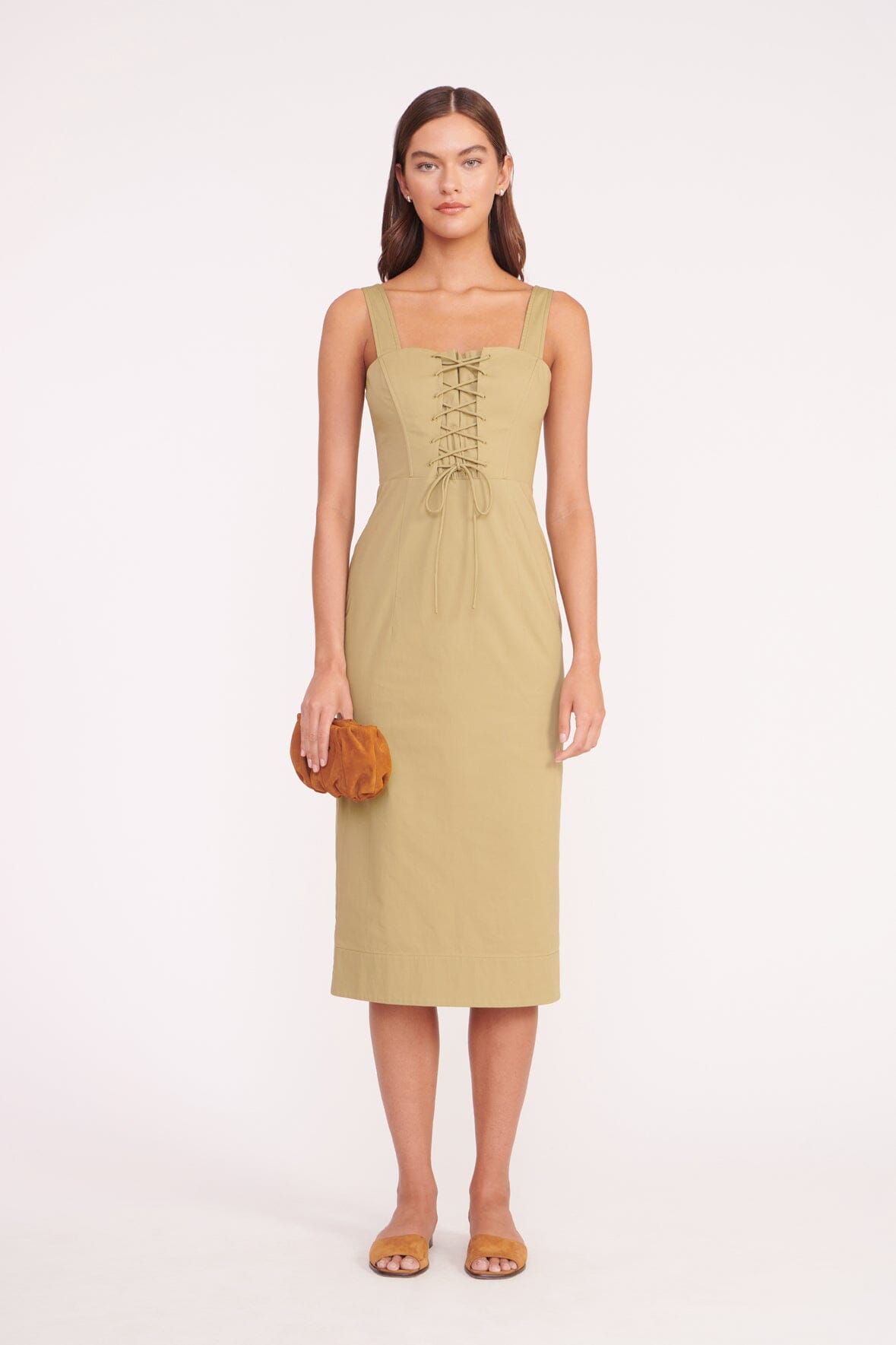 Tan khaki outlet dress