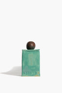 SMALL MOON-LID BOX | SATIN PATINA AND BROWN GLAZE SATIN PATINA AND BROWN GLAZE