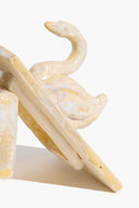SWAN TRINKET BOX | NATURAL YELLOW GLAZE NATURAL YELLOW GLAZE