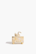 SWAN TRINKET BOX | NATURAL YELLOW GLAZE NATURAL YELLOW GLAZE