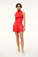 Image TAURUS SHORT | RED ROSE NYLON 1 of 4