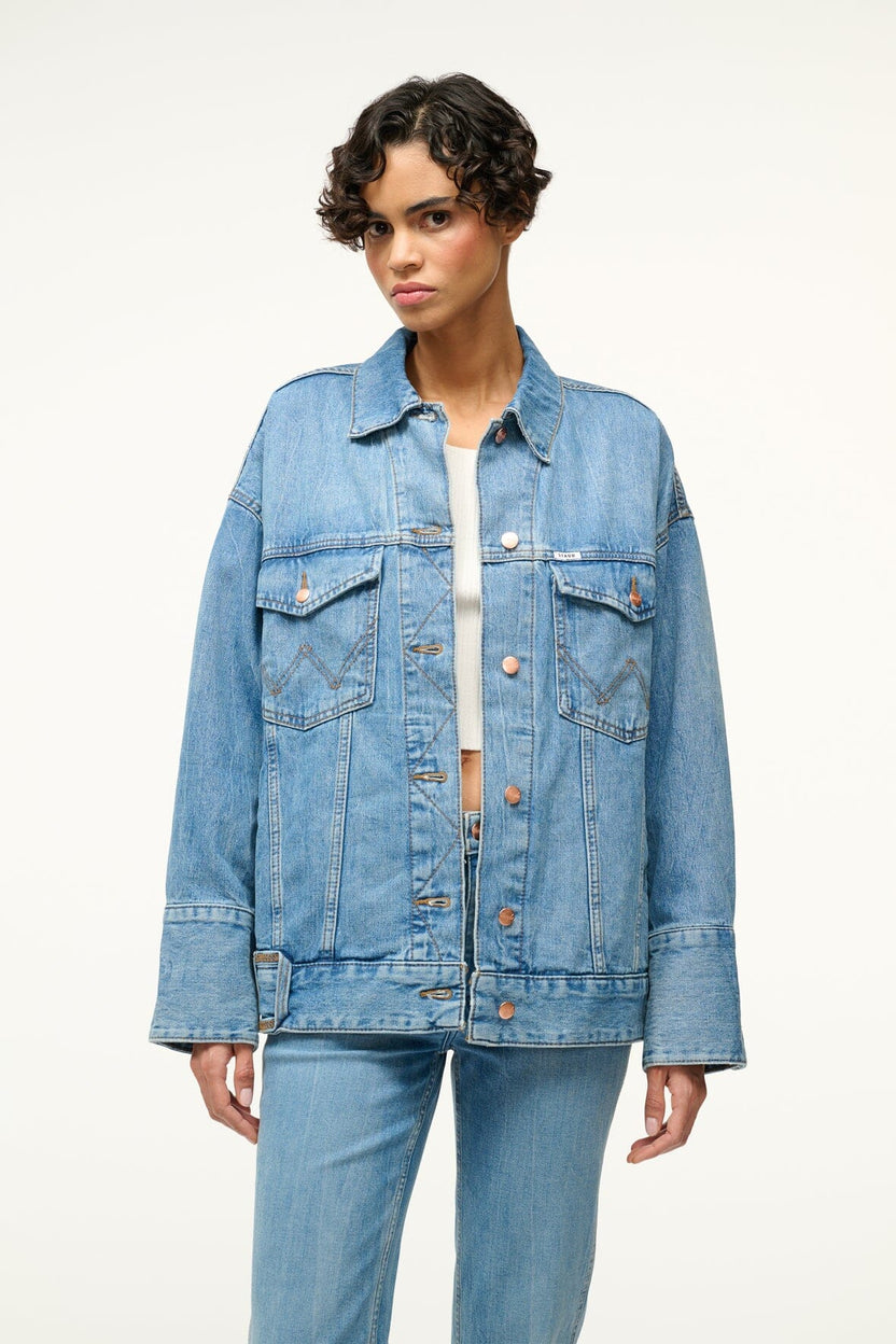 Staud Wrangler The Biggest Jean Jacket