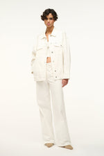 STAUD + WRANGLER THE LOOSE JEAN | WHITE