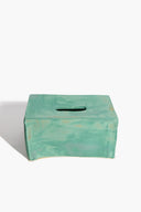 TISSUE BOX | SATIN PATINA GLAZE SATIN PATINA GLAZE