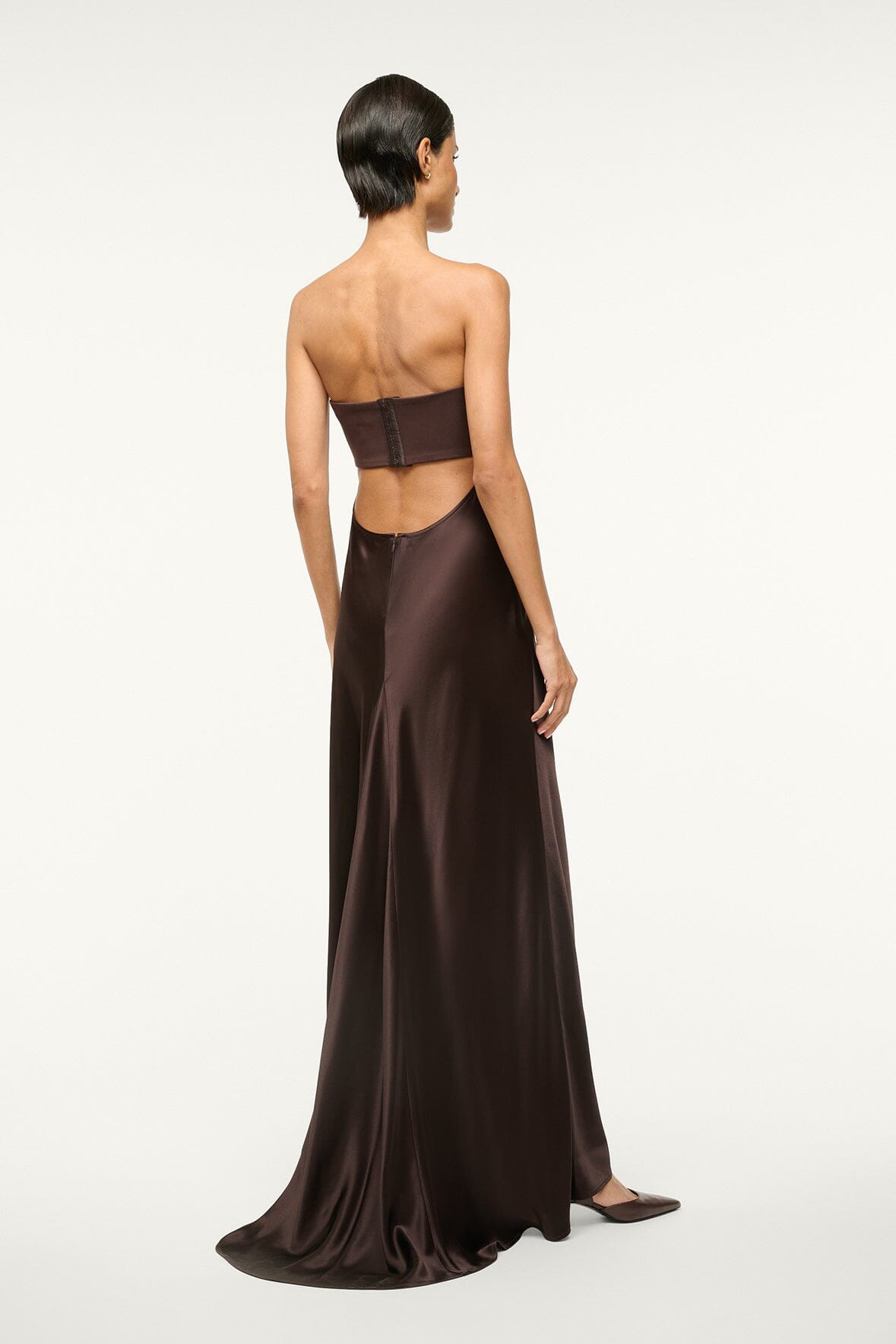 Image WAYFARING DRESS | DARK CHOCOLATE 3 of 5 and Clicking this image will trigger a zoom pop-up