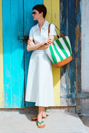 Image SQUILLO TOTE BAG | BUNGALOW STRIPE 2 of 5