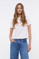 Image CREW NECK T SHIRT | WHITE 1 of 4