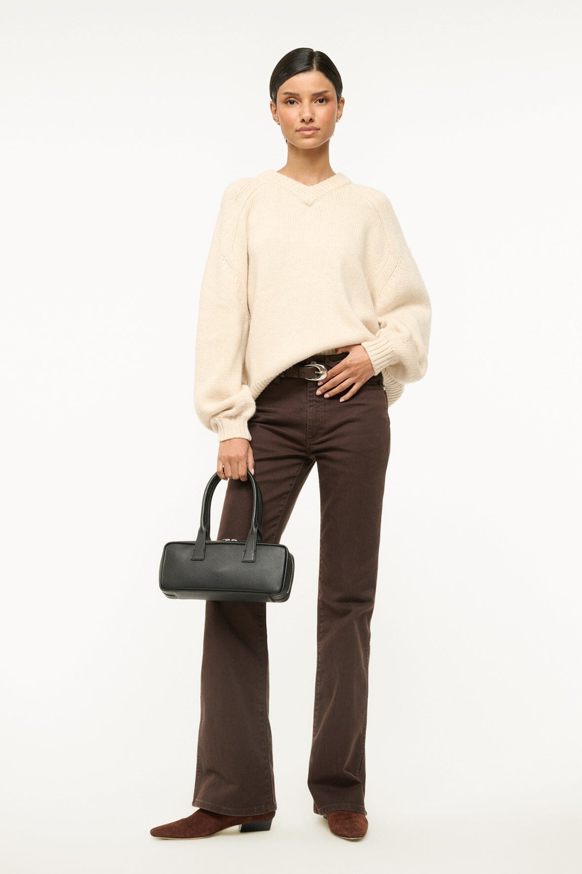 ROMEO FAUX FUR BAG ESPRESSO