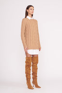 Image CAMI OVER THE KNEE BOOT | TAN SUEDE 5 of 9