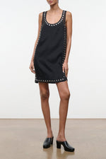 CARA DRESS | BLACK STUDS