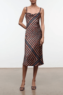 EVANGELINE SILK MIDI DRESS | STUDIO