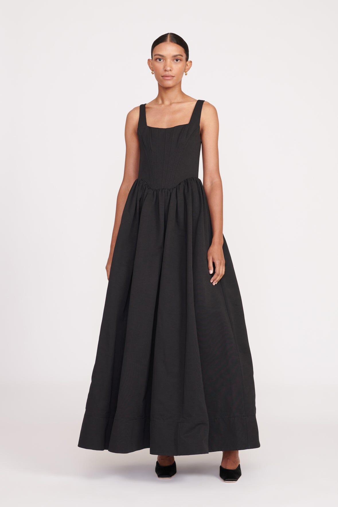 What to wear with shop a black maxi dress