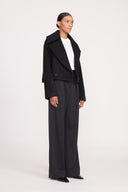 Image CARVER CROPPED COAT | BLACK 5 of 6