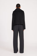 Image CARVER CROPPED COAT | BLACK 6 of 6