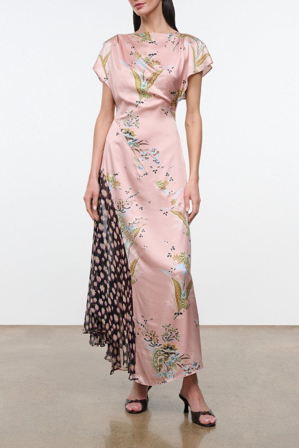 Staud Women's Fawn Silk Maxi Dress - Tapestry Rose Multi