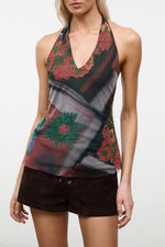 FELICE TOP | BEADED SUPERBLOOM SCARF