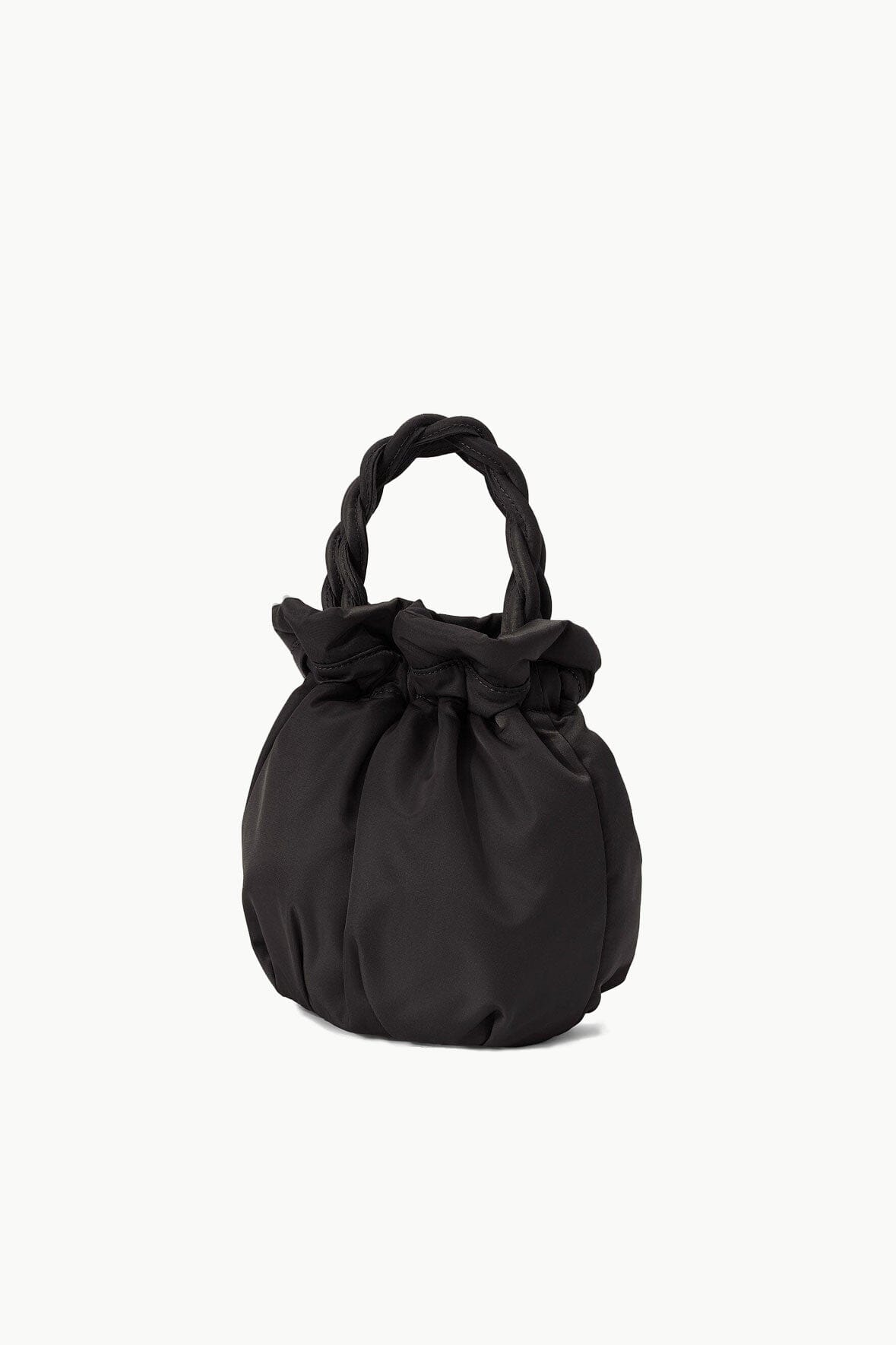 hot bag alert: Staud Grace Bag  black patent leather bucket bag