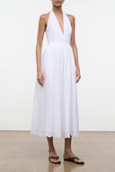 GRAZIA LINEN DRESS | WHITE