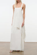 KIRA SILK DRESS | IVORY