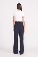 Image LUISA PANT | NAVY PINSTRIPE 5 of 5