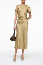MARCEL SILK DRESS | ANTIQUE