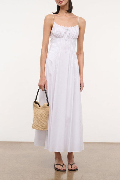staud white dress graduation STAUD, Margi in White, Size 0 female graduation outfit