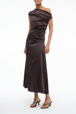 PHARE SILK DRESS | EARTH