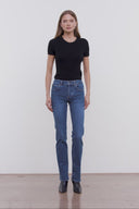Image TEDDY STRETCH STRAIGHT JEAN | STONE BLUE 6 of 11