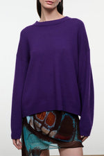 SERRANO CASHMERE RELAXED CREW | COSMOS