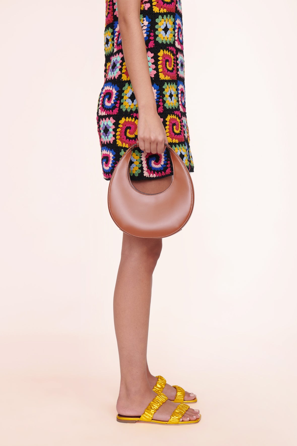 Staud moon bag cognac Outlet