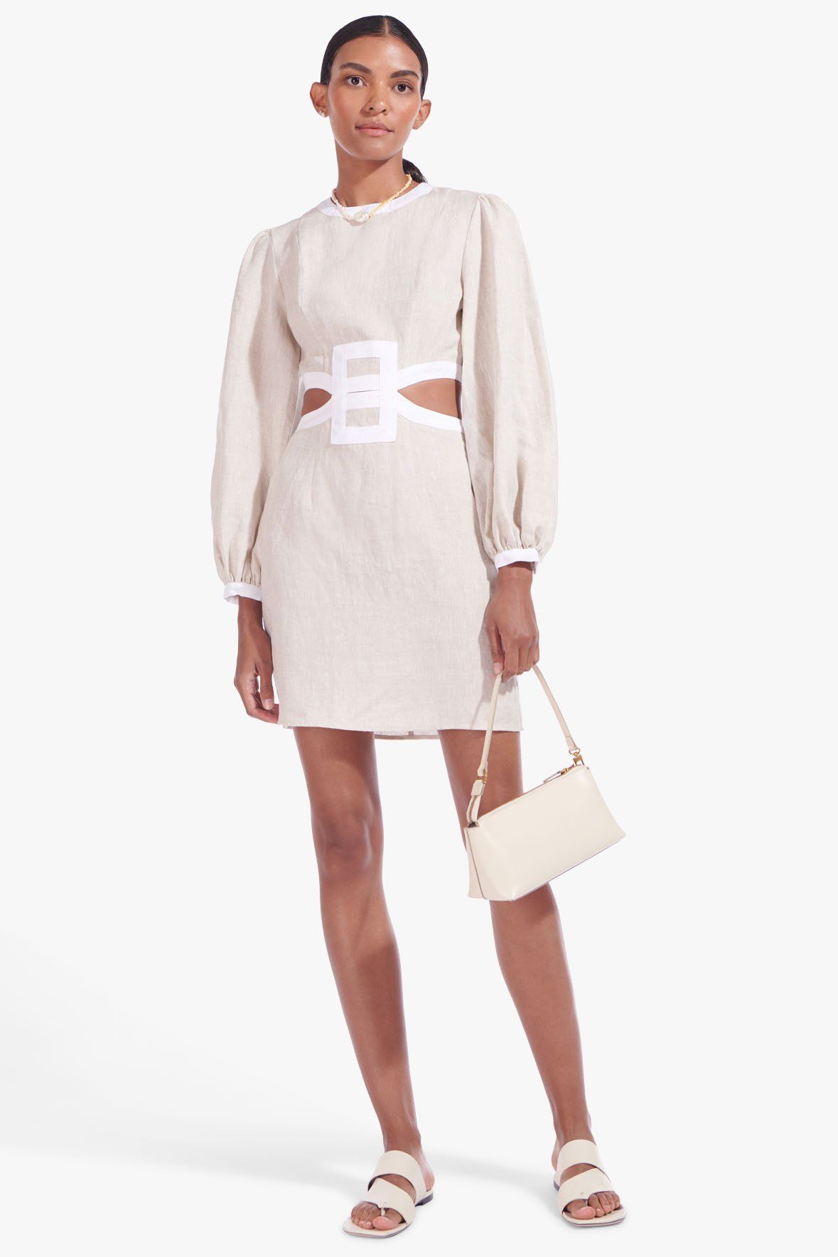 White staud bag shop