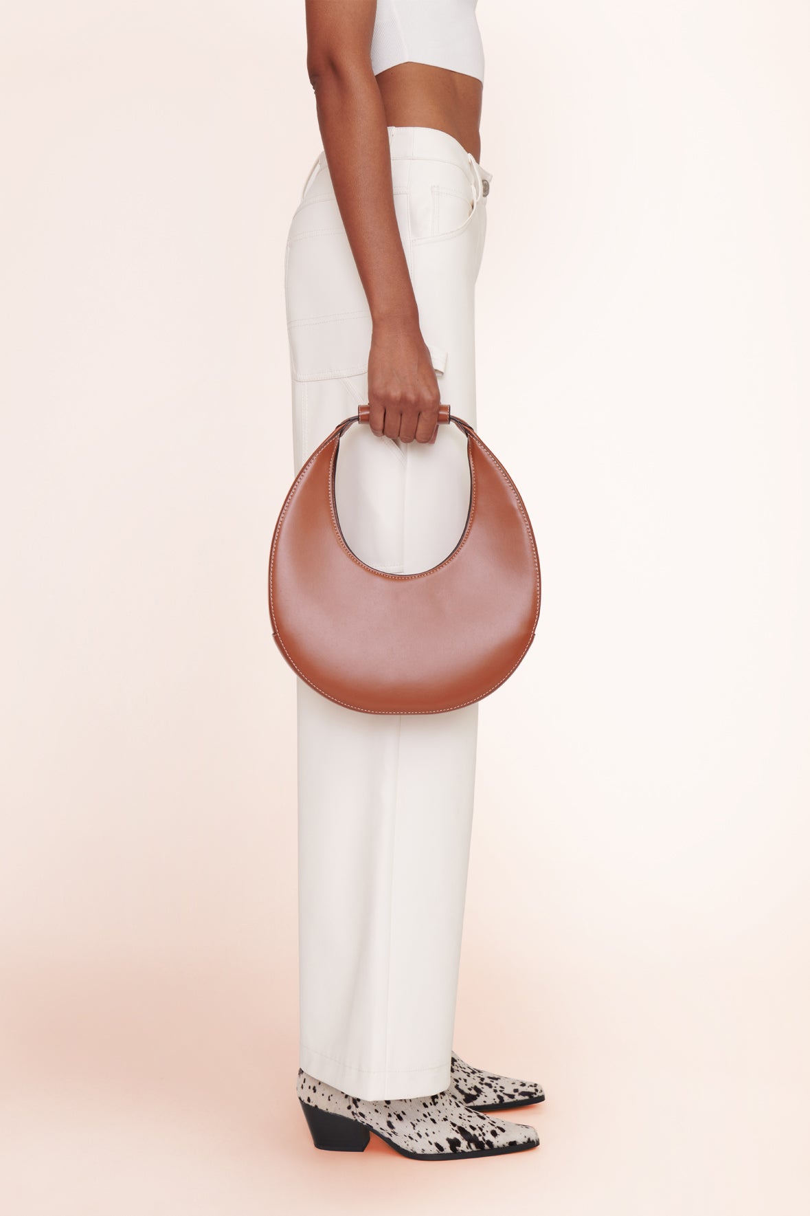Staud moon bag cognac Outlet