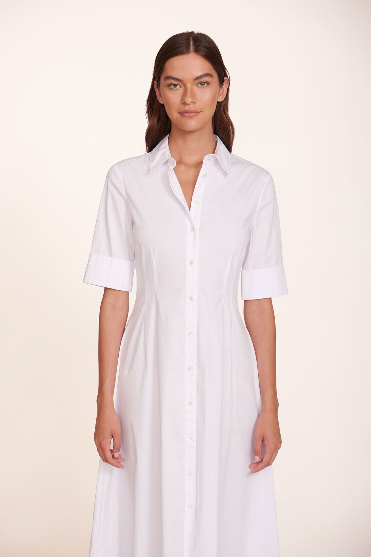 staud joan linen dress STAUD, Joan Linen Dress in Chambray, Size 10