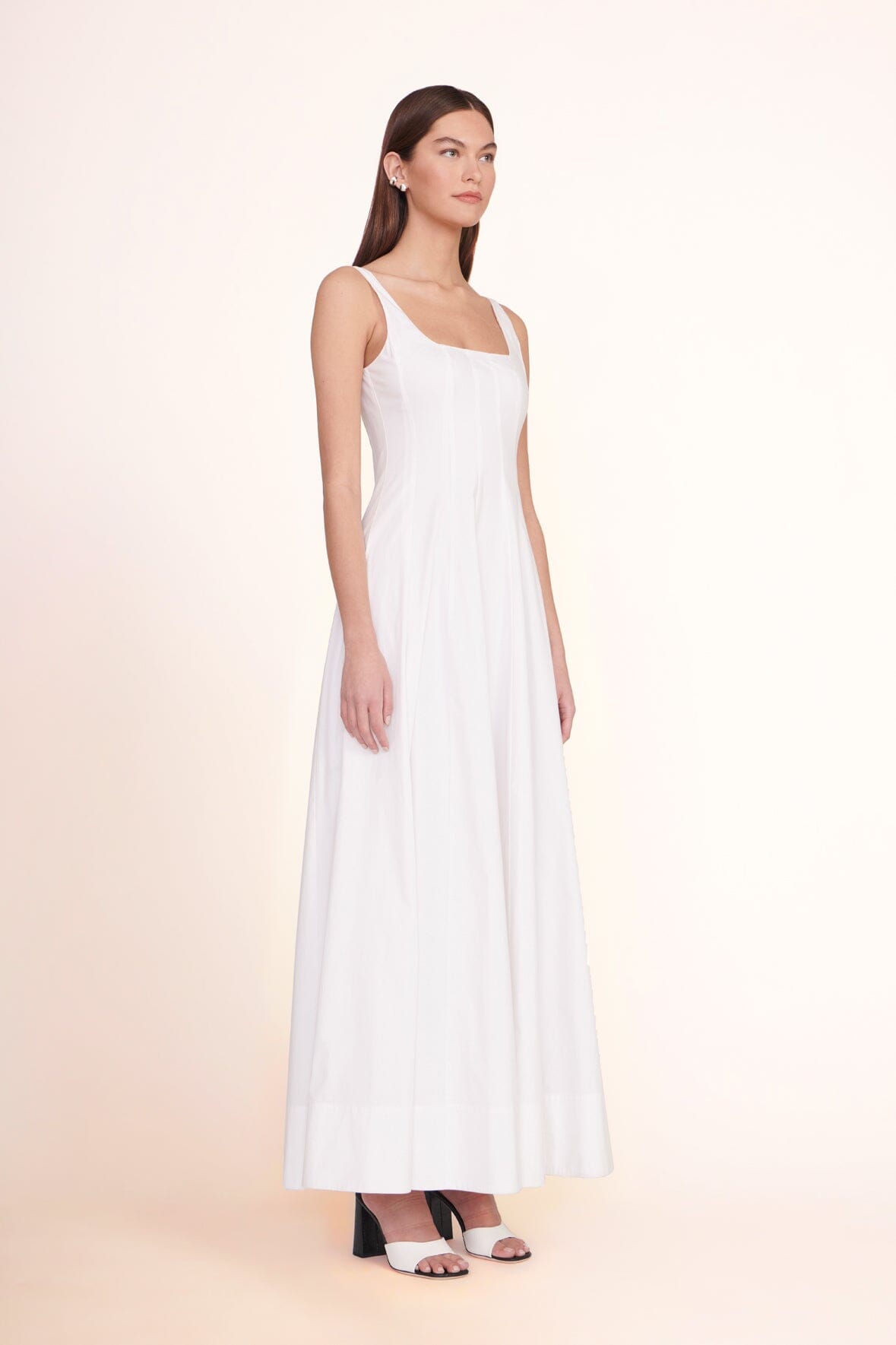 staud long dress Staud Esther Maxi Dress Earth