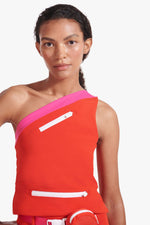 NB X STAUD NBSLEEK ZIP TOP | FIERY RED