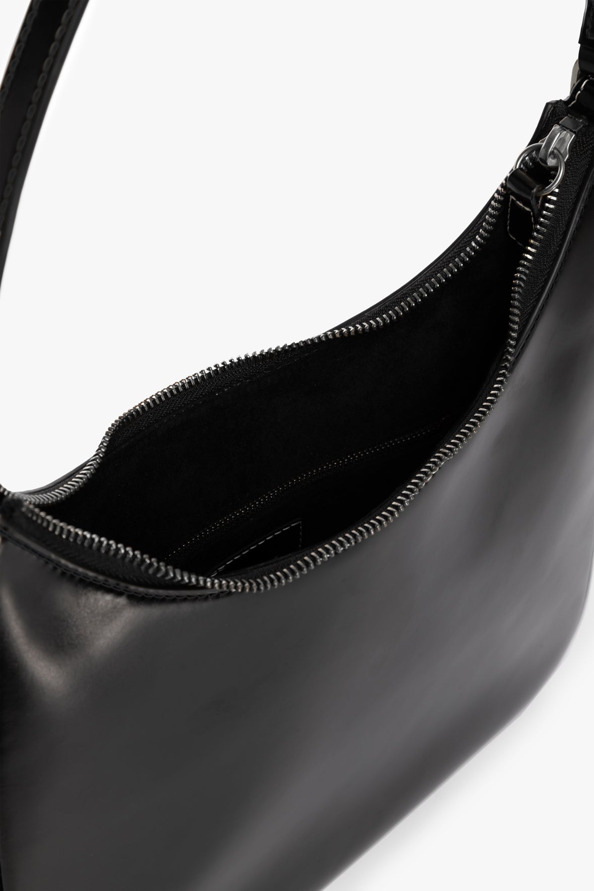 Black Jean Leather Shoulder Bag - PEDRO International