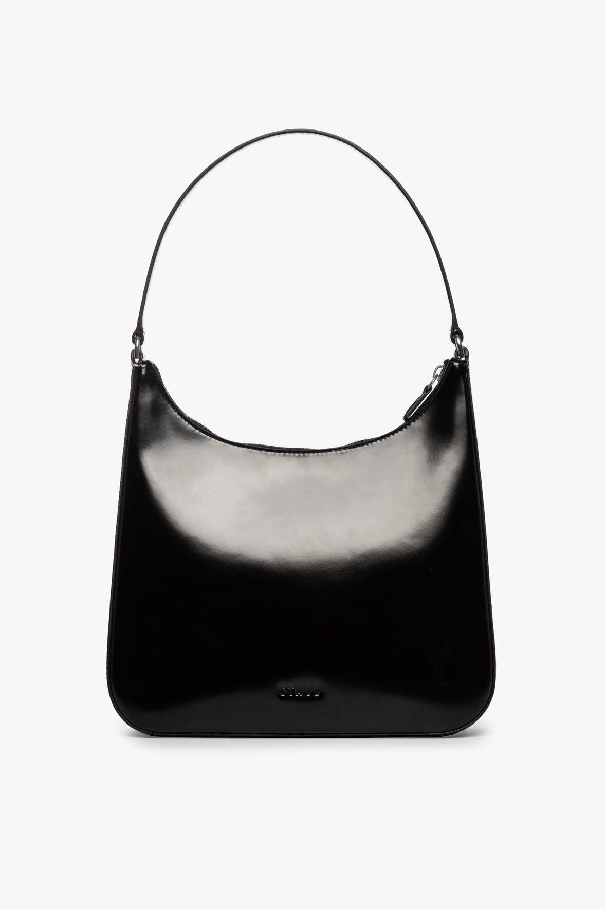 Black leather clearance top handle bag