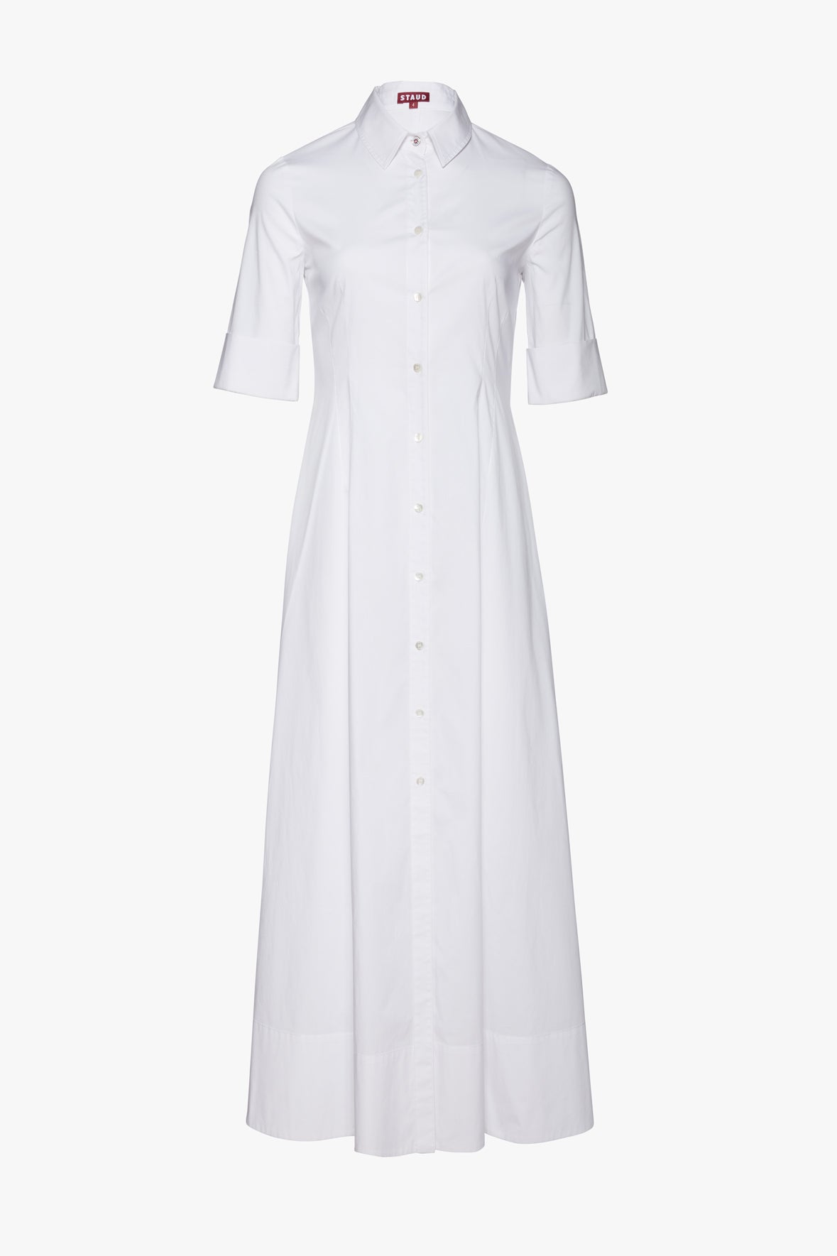 Staud Joan Maxi Dress | White Staud Joan Maxi Dress | White
