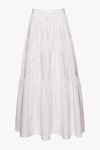 STAUD SEA SKIRT | WHITE