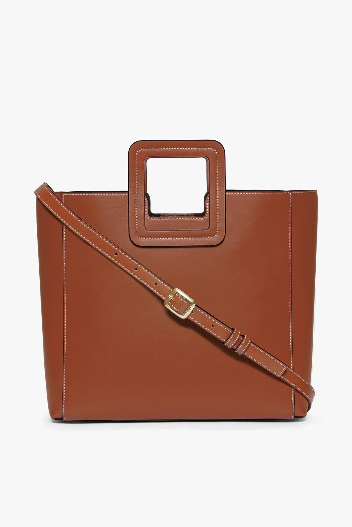 SHIRLEY LEATHER BAG SADDLE