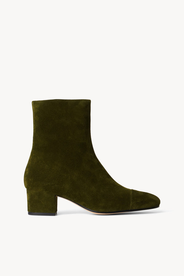 AIMEE SHORT BOOT OLIVE SUEDE