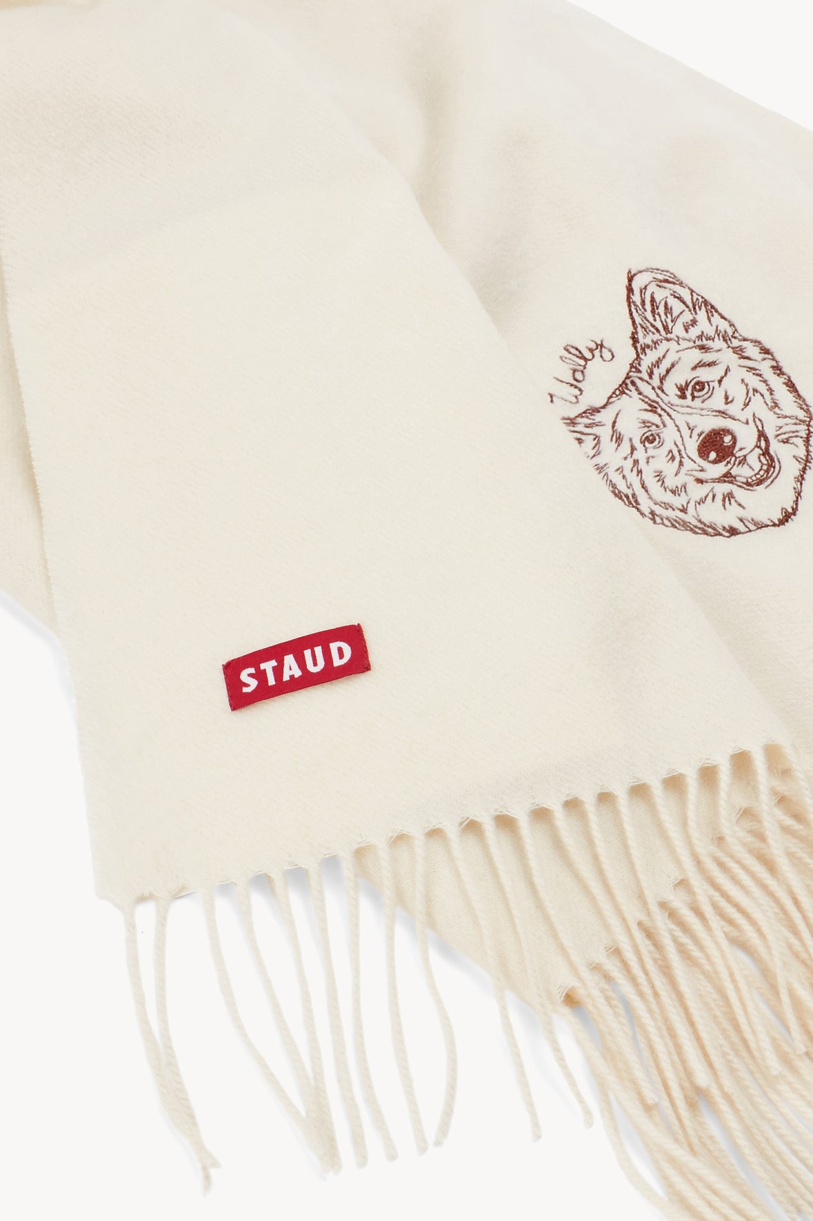 Image CUSTOM STAUD x C.BONZ CASHMERE BLANKET | IVORY 2 of 5 and Clicking this image will trigger a zoom pop-up